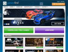 Tablet Screenshot of connect.gamersfirst.com